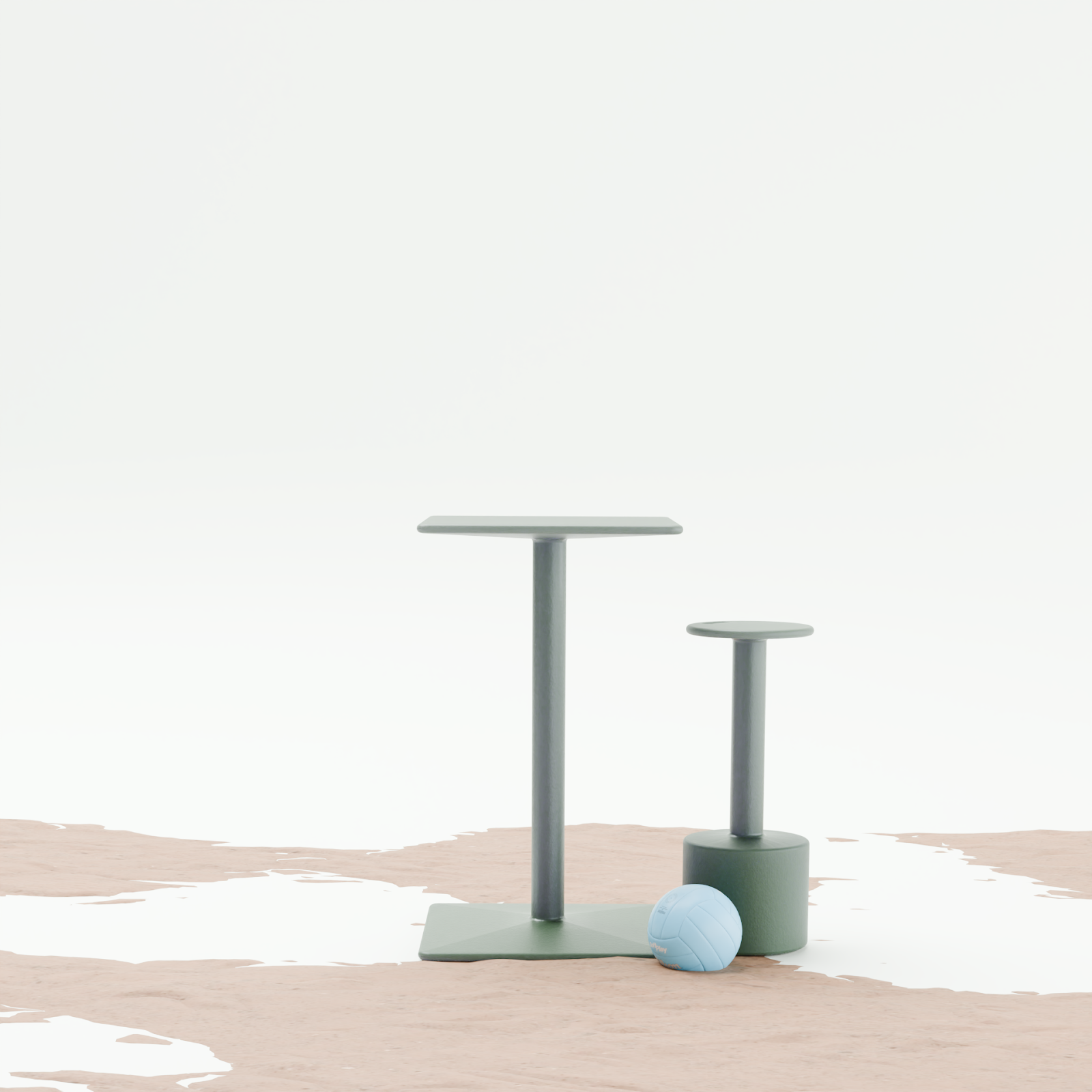 MESA CUADRADA ALTA KAFE