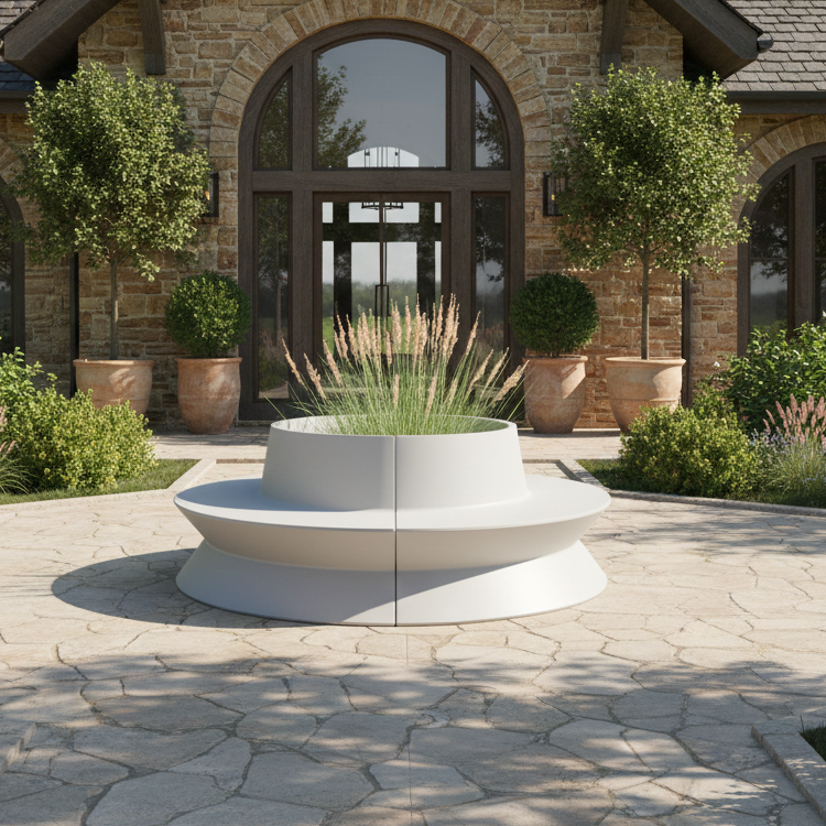 FUNGI BACKREST CIRCULAR BENCH A