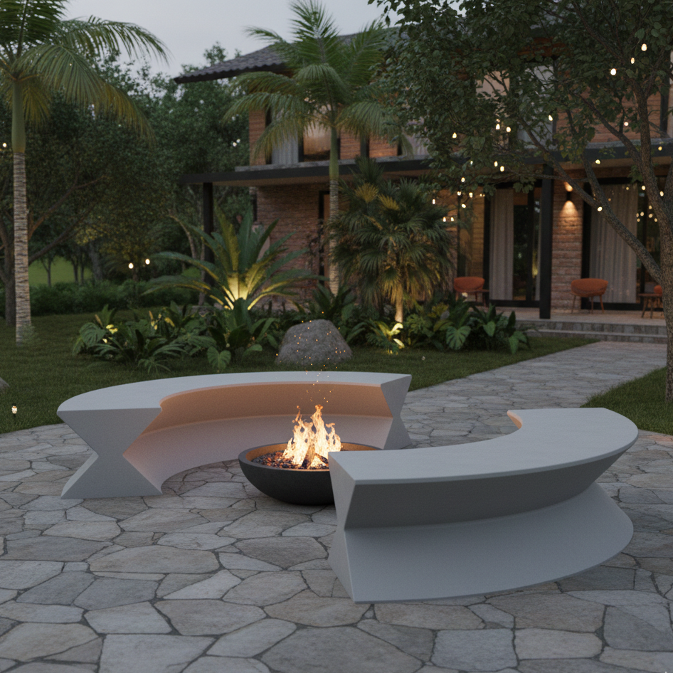 FUNGI CIRCULAR BENCH A