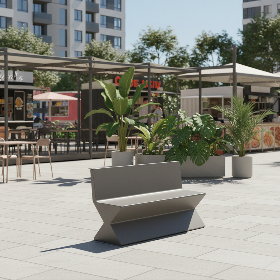 FUNGI BACKREST LINEAL BENCH A