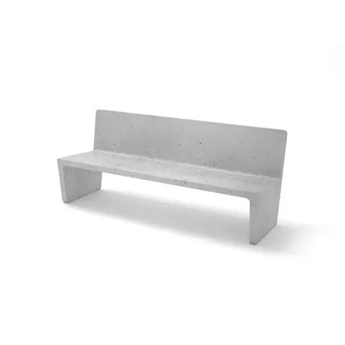 AEERO BENCH WITH BACK SUPPORT - Konkretus