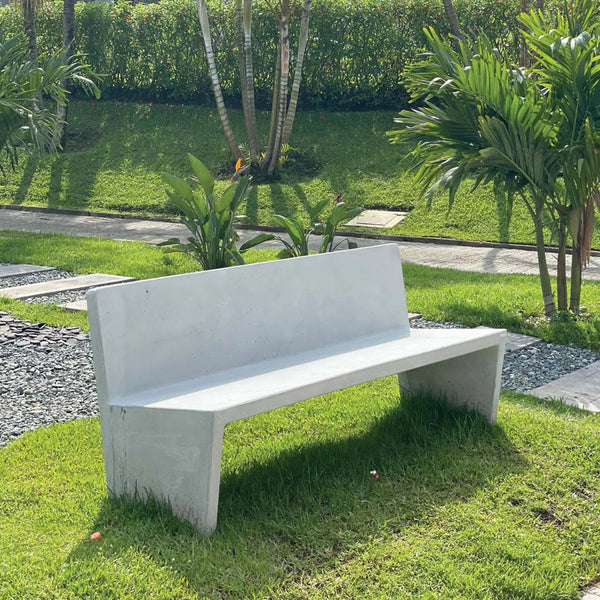 AEERO BENCH WITH BACK SUPPORT - Konkretus