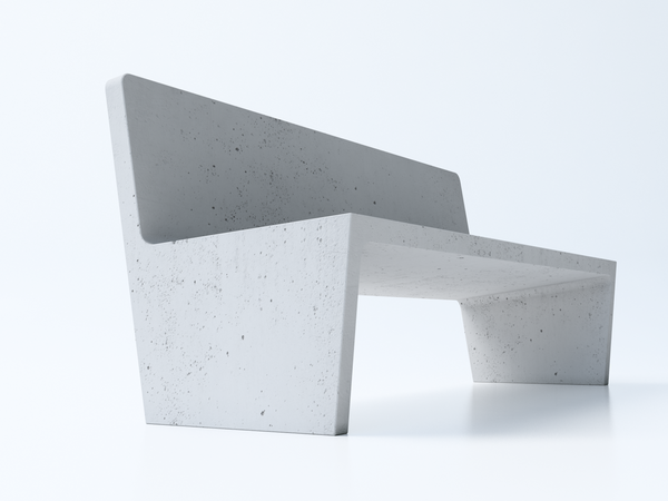 AEERO BENCH WITH BACK SUPPORT - Konkretus