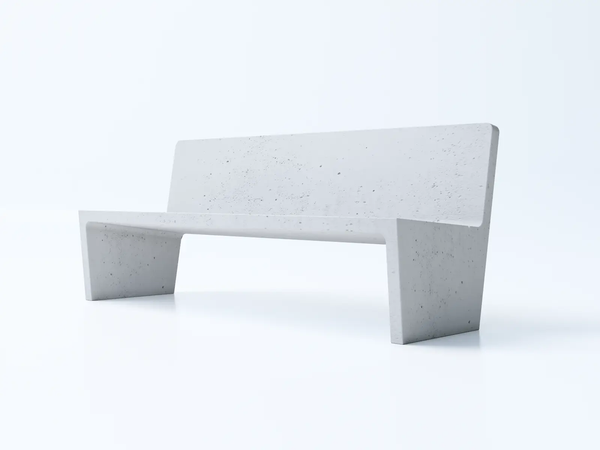 AEERO BENCH WITH BACK SUPPORT - Konkretus