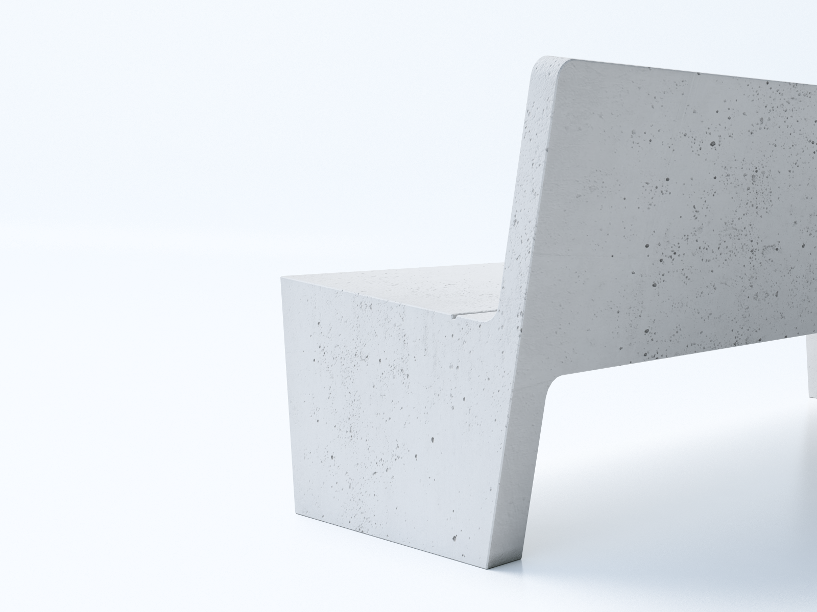 AEERO BENCH WITH BACK SUPPORT - Konkretus