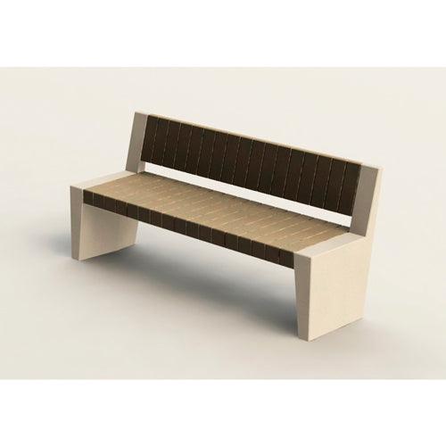OLAND BENCH WITH BACK SUPPORT