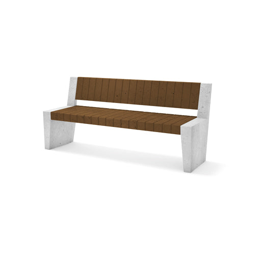 OLAND BENCH WITH BACK SUPPORT