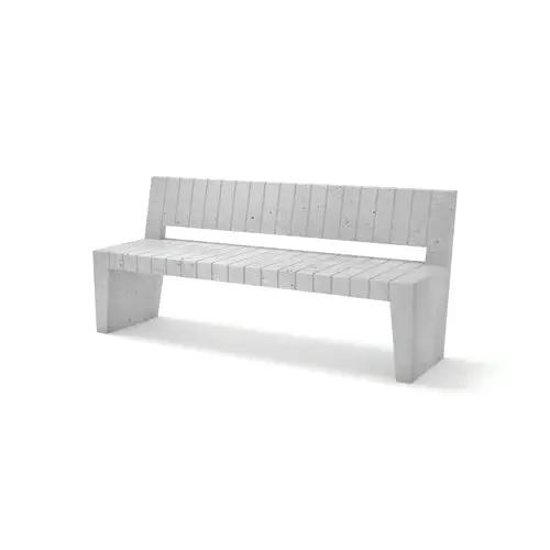 OLAND BENCH WITH BACK SUPPORT